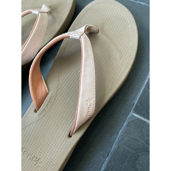 Sanuk Womens Cosmic Shores Peachy Keen 8 Water Friendly Excellent Condition - Picture 4 of 7